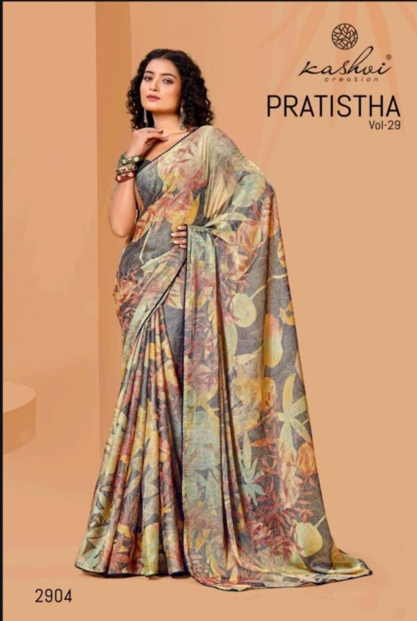 Kashvi Pratistha Vol 29 Brasso Printed Saree Catalog Collection Supplier - Image 7