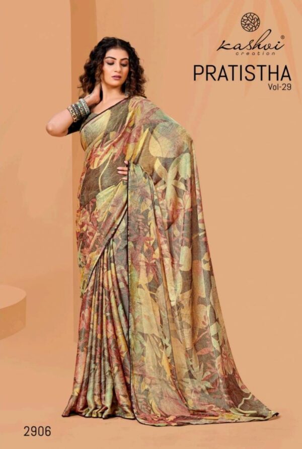 Kashvi Pratistha Vol 29 Brasso Printed Saree Catalog Collection Supplier - Image 9
