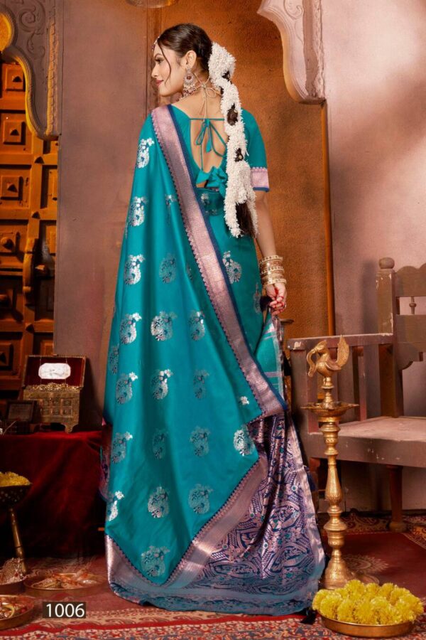 Saroj Damini Silk Vol 3 Traditional Wear Silk Fancy Saree Catalog Wholesale Collection Exporter - Image 8