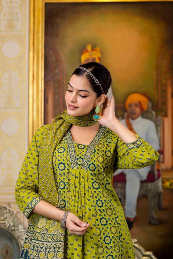 Naisha K 108 Fine Cotton Kurti Bottom With Dupatta Catalog Wholesale Collection - Image 4