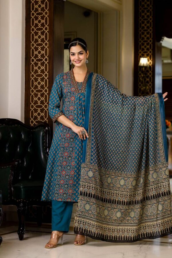 Naisha K 108 Fine Cotton Kurti Bottom With Dupatta Catalog Wholesale Collection