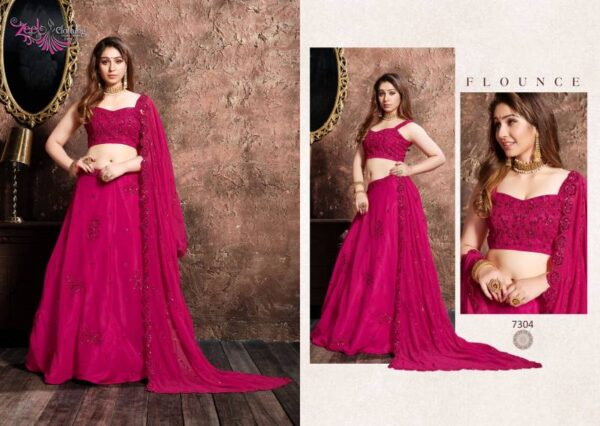Zeel Neo Romantic Vol 1 Designer Lehenga Choli Catalog Wholesale Collection - Image 5