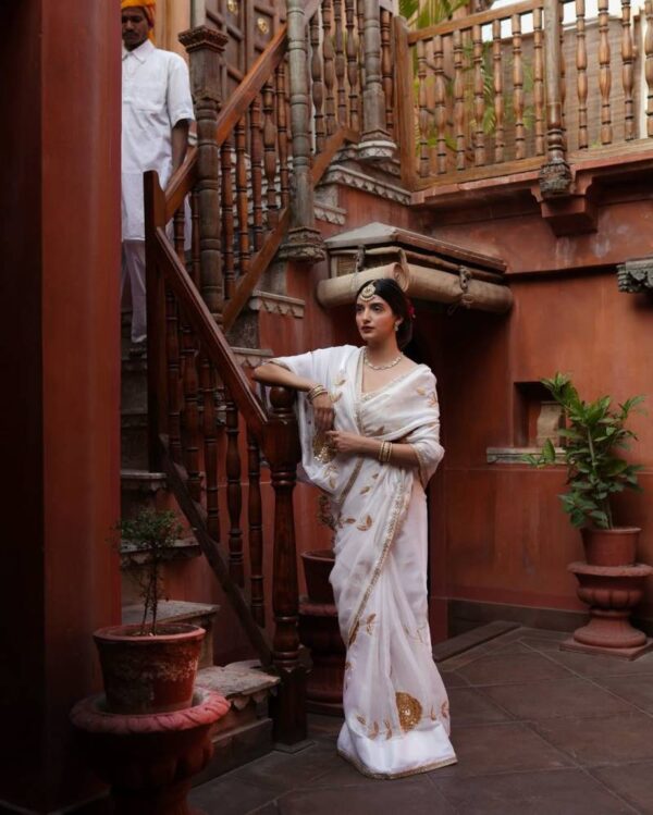 Vt 733 T Designer Georgette Embroidered Stylish Sarees Catalog Wholesale Collection Exporter