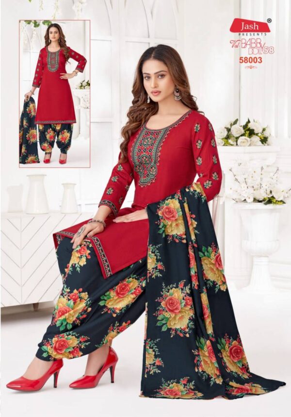 Jash Baby Doll Vol 58 Patiyala Cotton Dress Material Catalog Wholesale Collection Exporter - Image 3