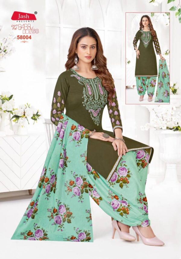 Jash Baby Doll Vol 58 Patiyala Cotton Dress Material Catalog Wholesale Collection Exporter - Image 5
