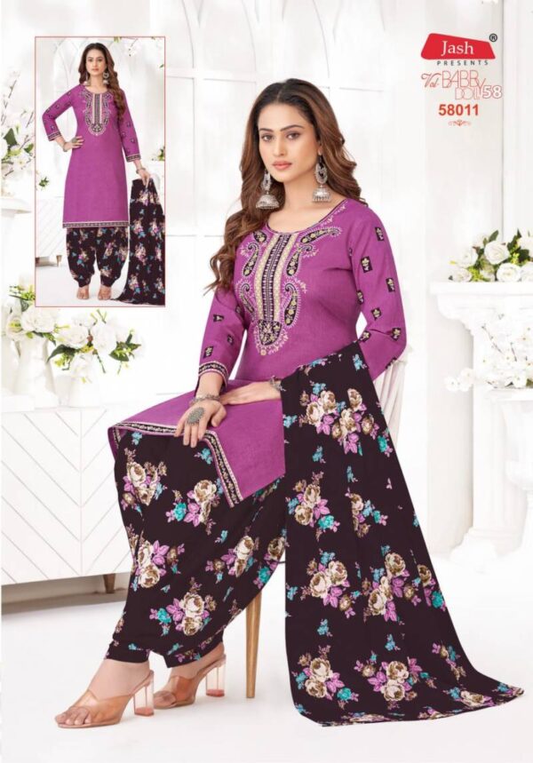 Jash Baby Doll Vol 58 Patiyala Cotton Dress Material Catalog Wholesale Collection Exporter - Image 6