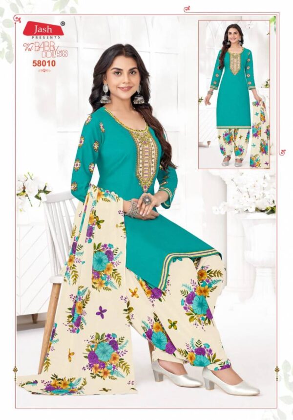 Jash Baby Doll Vol 58 Patiyala Cotton Dress Material Catalog Wholesale Collection Exporter - Image 8