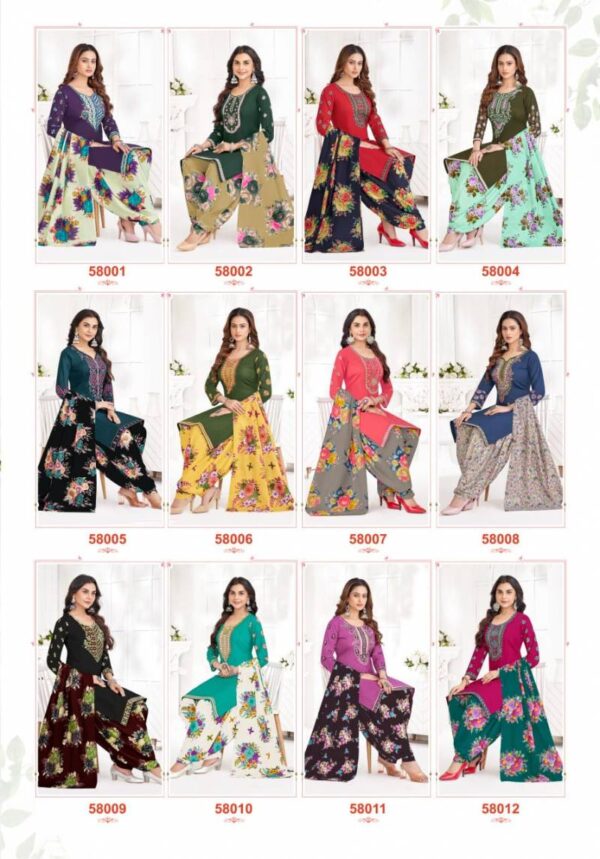 Jash Baby Doll Vol 58 Patiyala Cotton Dress Material Catalog Wholesale Collection Exporter - Image 13