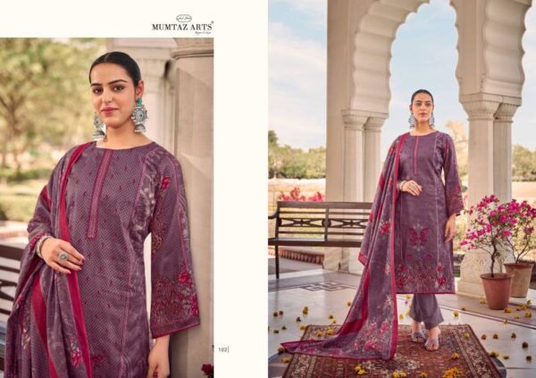 Mumtaz Falaknuma Jam Satin Digital Printed Dress Material Catalog Wholesale Collection Exporter - Image 2