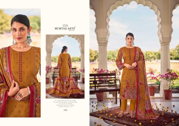 Mumtaz Falaknuma Jam Satin Digital Printed Dress Material Catalog Wholesale Collection Exporter - Image 4