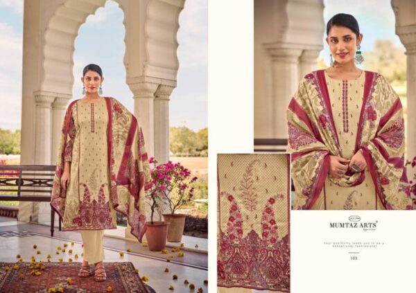 Mumtaz Falaknuma Jam Satin Digital Printed Dress Material Catalog Wholesale Collection Exporter - Image 5