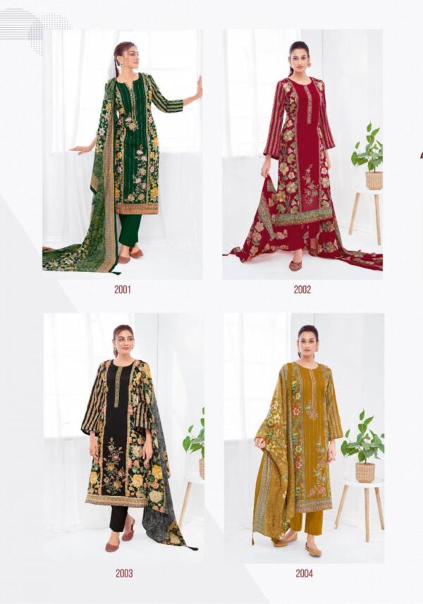 Suryajyoti Kaamini Vol 2 Jam Satin Discharge Printed Dress Material Catalog Wholesale Collection Exporter - Image 9