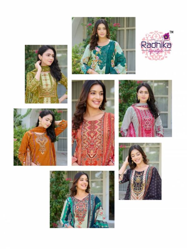 Radhika Zeenat Vol 1 Cotton Digital Printed Readymade Catalog Wholesale Collection Exporter - Image 9
