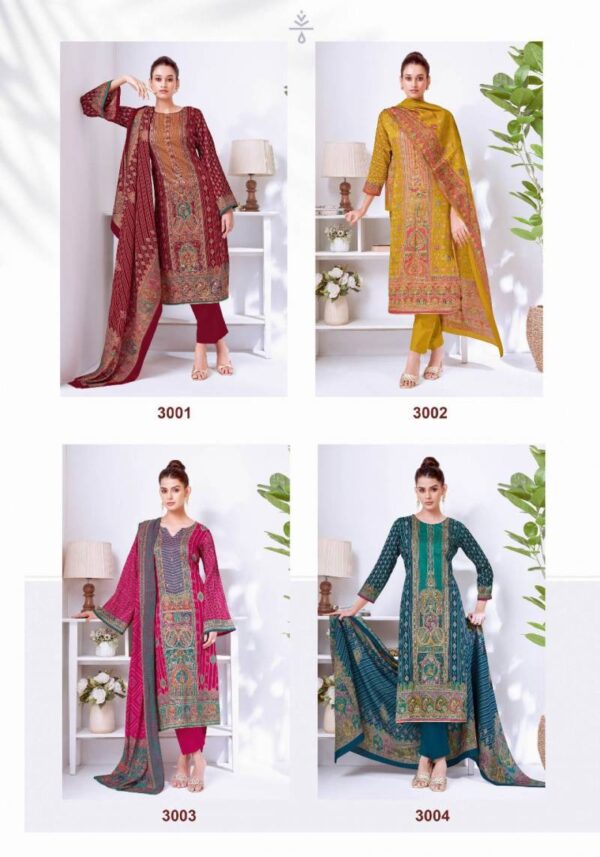 Suryajyoti Kamakshi Vol 3 Jam Satin Printed Dress Material Catalog Wholesale Collection Exporter - Image 8
