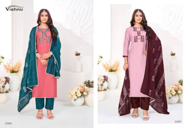 Vishnu Niyati Vichitra Silk Fancy Dress Material Catalog Wholesale Collection Exporter - Image 4