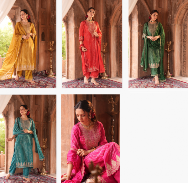 Naisha K 109 Crepe Fancy Readymade Catalog Wholesale Collection Exporter - Image 11
