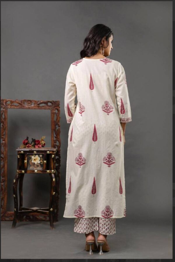 Naisha K 110 Cotton Printed Kurti Bottom With Dupatta Catalog Wholesale Collection Exporter - Image 3