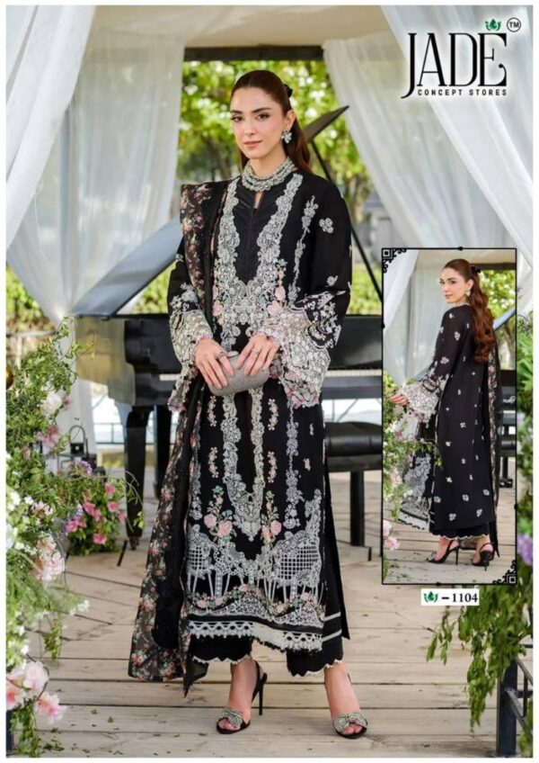 Jade Crimson Exclusive Lawn Vol 11 Dress Material Catalog Wholesale Collection Exporter - Image 4