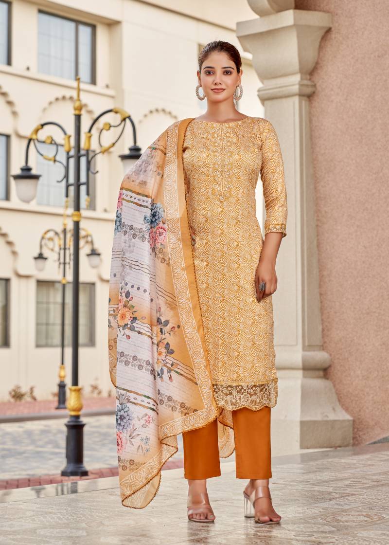 Alok Super Girl Edition 3 Jam Cotton Dress Material Catalog Wholesale Collection Exporter - Image 3