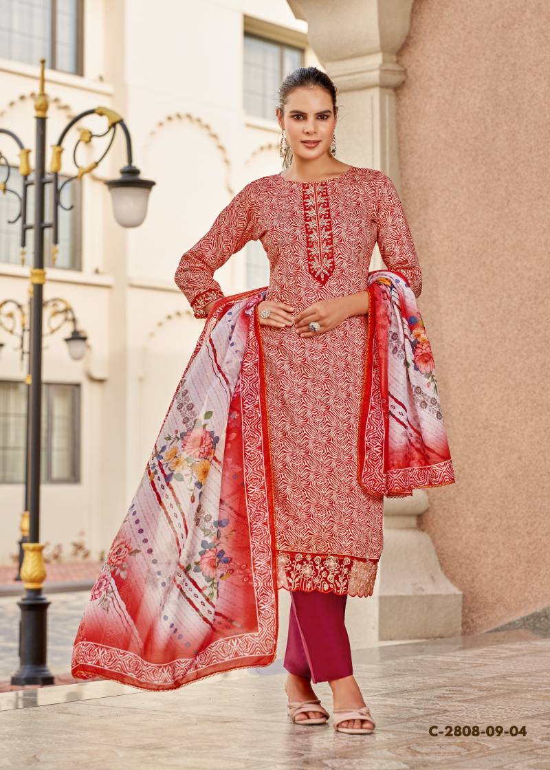 Alok Super Girl Edition 3 Jam Cotton Dress Material Catalog Wholesale Collection Exporter - Image 5