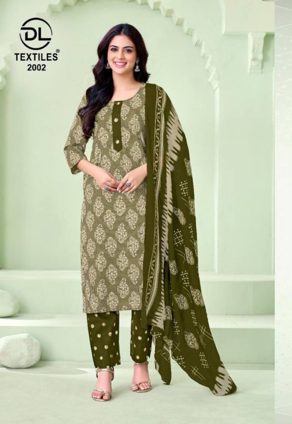 Dl Nayarang Vol 2 Cotton Kurti Pant With Dupatta Catalog Wholesale Collection Exporter - Image 6