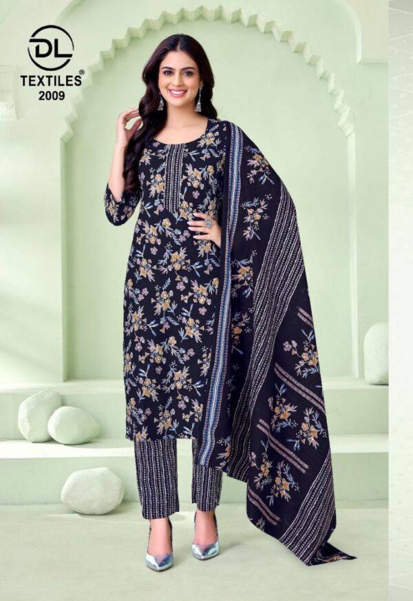 Dl Nayarang Vol 2 Cotton Kurti Pant With Dupatta Catalog Wholesale Collection Exporter - Image 7