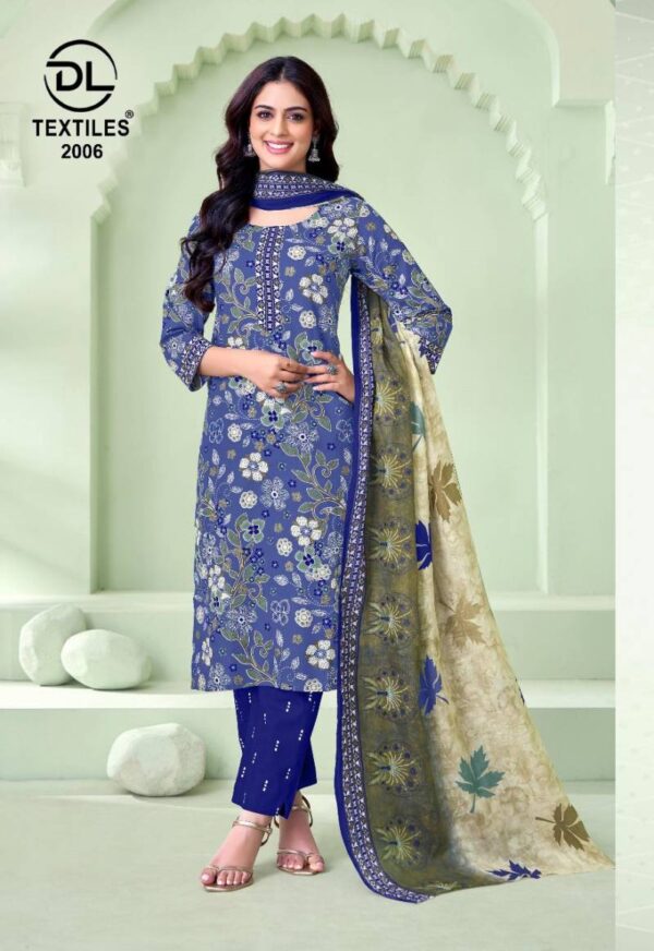 Dl Nayarang Vol 2 Cotton Kurti Pant With Dupatta Catalog Wholesale Collection Exporter - Image 8