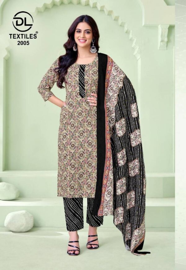 Dl Nayarang Vol 2 Cotton Kurti Pant With Dupatta Catalog Wholesale Collection Exporter - Image 9