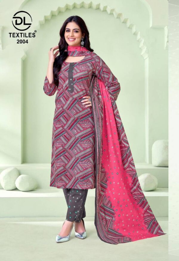 Dl Nayarang Vol 2 Cotton Kurti Pant With Dupatta Catalog Wholesale Collection Exporter - Image 10