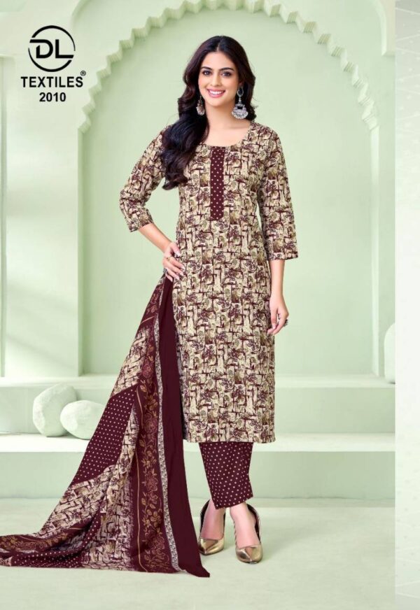 Dl Nayarang Vol 2 Cotton Kurti Pant With Dupatta Catalog Wholesale Collection Exporter - Image 12