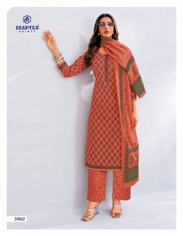 Deeptex Chief Guest Vol 39 Cotton Dress Material Catalog Wholesale Collection Exporter - Image 3