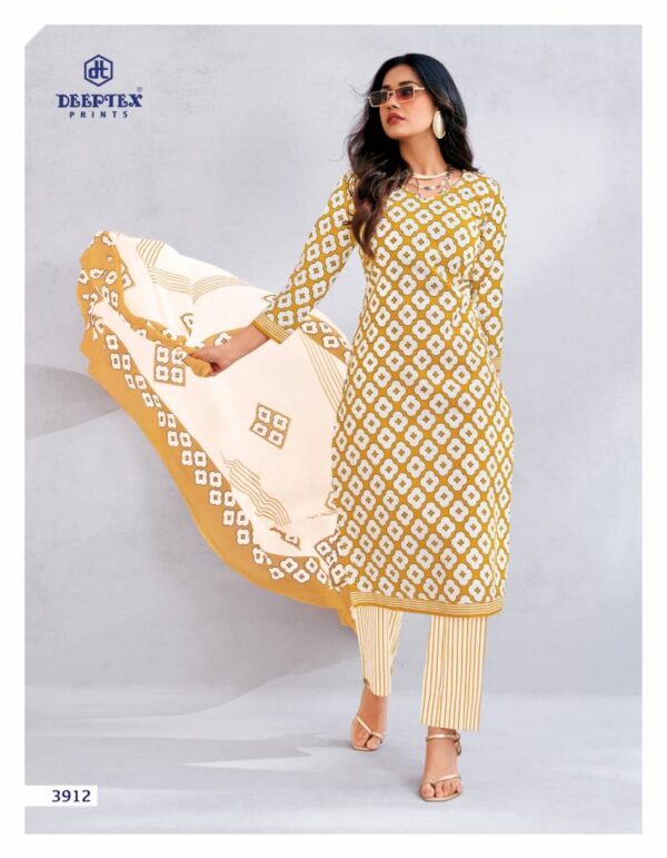 Deeptex Chief Guest Vol 39 Cotton Dress Material Catalog Wholesale Collection Exporter - Image 14