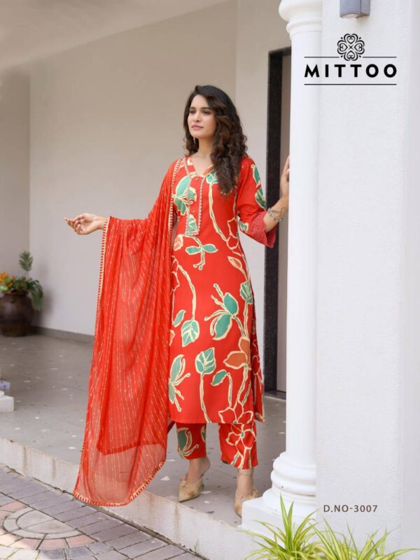Mittoo Disney Vol 2 Rayon Printed Kurti Bottom With Dupatta Catalog Wholesale Collection Exporter - Image 2