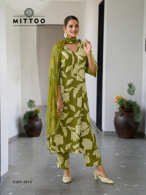 Mittoo Disney Vol 2 Rayon Printed Kurti Bottom With Dupatta Catalog Wholesale Collection Exporter - Image 4