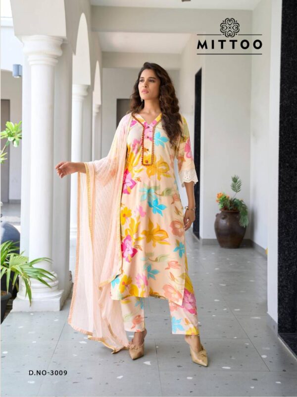 Mittoo Disney Vol 2 Rayon Printed Kurti Bottom With Dupatta Catalog Wholesale Collection Exporter - Image 5