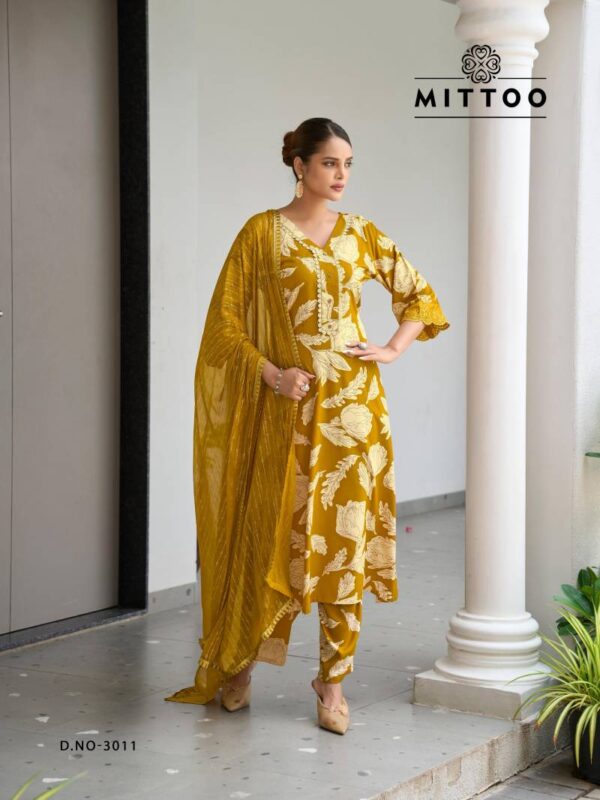 Mittoo Disney Vol 2 Rayon Printed Kurti Bottom With Dupatta Catalog Wholesale Collection Exporter - Image 6