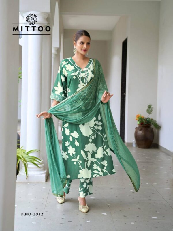 Mittoo Disney Vol 2 Rayon Printed Kurti Bottom With Dupatta Catalog Wholesale Collection Exporter - Image 7