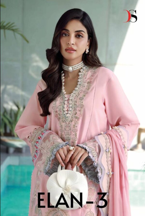 Deepsy Elan 3 Cotton Pakistani Salwar Kameez Catalog Wholesale Collection Exporter