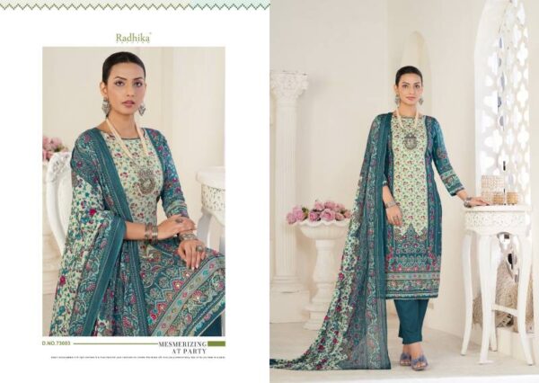 Radhika Azara Avnee 3 Lawn Cotton Printed Dress Material Catalog Wholesale Collection Exporter - Image 3
