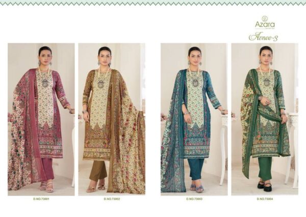 Radhika Azara Avnee 3 Lawn Cotton Printed Dress Material Catalog Wholesale Collection Exporter - Image 7