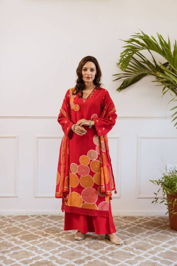 Naisha K 113 Modal Printed Kurti Bottom With Dupatta Catalog Wholesale Collection Exporter - Image 4