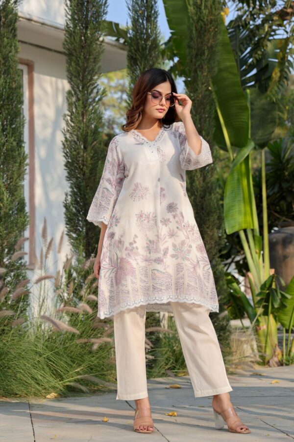 Naisha K 114 Cotton Printed Stylish Co ord Sets Catalog Wholesale Collection Exporter - Image 3