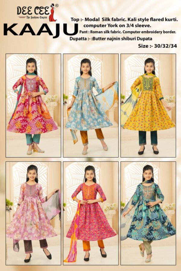 Deecee Kaaju Printed Modal Silk Stylish Kurti Sets Catalog Wholesale Collection Exporter - Image 8