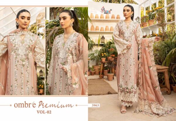 Shree Ombre Premium Vol 2 Cotton Pakistani Salwar Suit Catalog Wholesale Collection Exporter - Image 5