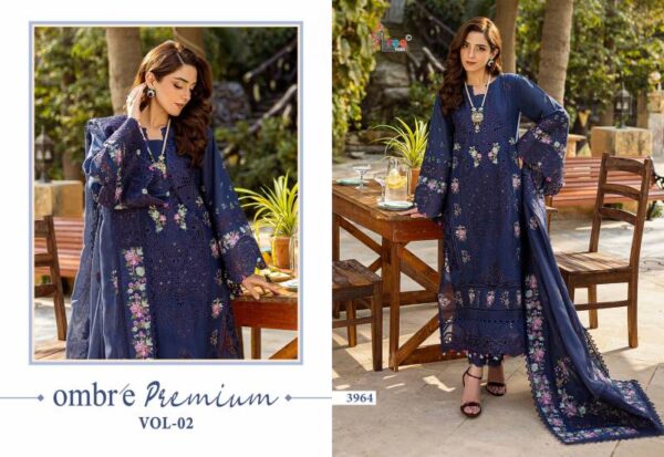 Shree Ombre Premium Vol 2 Cotton Pakistani Salwar Suit Catalog Wholesale Collection Exporter - Image 6