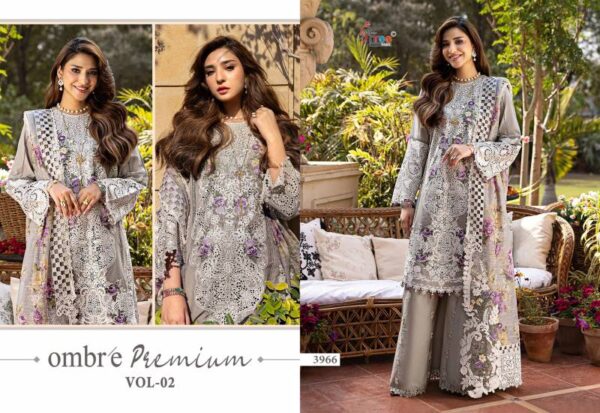 Shree Ombre Premium Vol 2 Cotton Pakistani Salwar Suit Catalog Wholesale Collection Exporter - Image 2