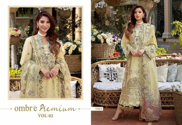 Shree Ombre Premium Vol 2 Cotton Pakistani Salwar Suit Catalog Wholesale Collection Exporter - Image 7