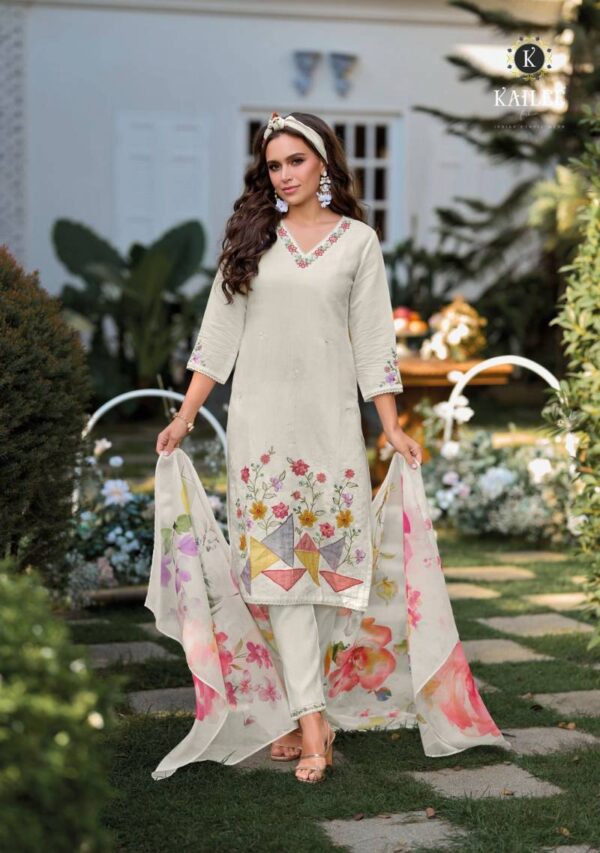 Kailee Voeux Viscose Top Bottom With Dupatta Catalog Wholesale Collection Exporter - Image 2
