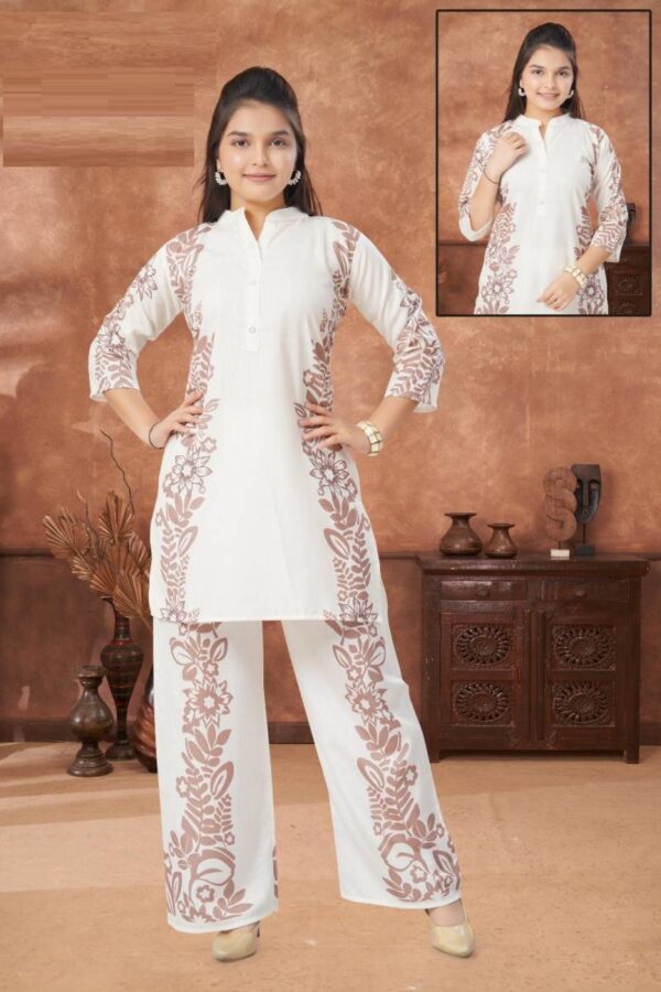 Meenachi 2 Co Ord Set Cotton Slub Digital Printed Western Catalog Wholesale Collection Exporter - Image 2