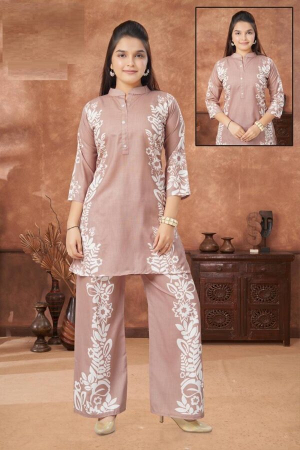 Meenachi 2 Co Ord Set Cotton Slub Digital Printed Western Catalog Wholesale Collection Exporter - Image 4